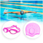 Lentes Y Gorra De Natación Pack Protección Uv Antifog Lentes Y Gorra De Natación Pack Protección Uv Antifog