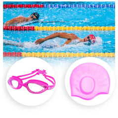 Lentes  Gravital Y Gorra De Natación Pack Protección Uv Antifog
