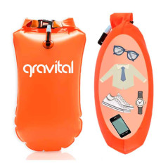 Contenido del Paquete  1 × Boya inflable con bolsa seca impermeable (c