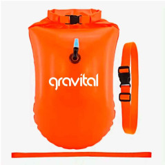 Contenido del Paquete  1 × Boya inflable con bolsa seca impermeable (c