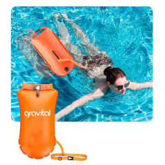 Contenido del Paquete  1 × Boya inflable con bolsa seca impermeable (c