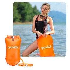 Contenido del Paquete  1 × Boya inflable con bolsa seca impermeable (c