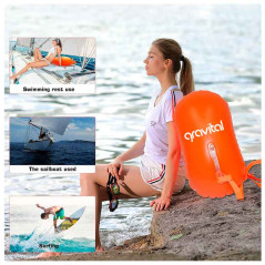 Contenido del Paquete  1 × Boya inflable con bolsa seca impermeable (c