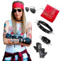 Accesorios de Disfraz Rockero Unisex 80s