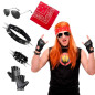 Accesorios de Disfraz Rockero Unisex 80s