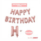 Kit o Pack de GLobos Oro Rosa Nª2
