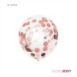 Kit o Pack de GLobos Oro Rosa Nª2