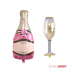 Kit o Pack de Globos Rosa Oro Nª3