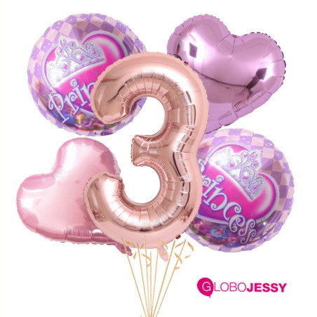 Princesas Kit x 5  Globos 