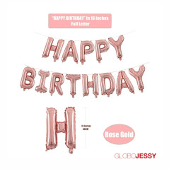 Kit o Pack de Globos Rosa Oro Nª3