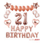 Kit o Pack de Globos Rosa Oro Nª4
