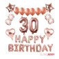 Kit o Pack de Globos Rosa Oro Nª4
