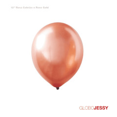 Kit o pack de globos rosa oro Nª 4