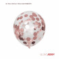 Kit o Pack de Globos Rosa Oro Nª4