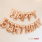 Kit o Pack de Globos Rosa Oro Nª4