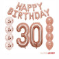 Kit o Pack de Globos Rosa Oro Nº 13