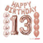 Kit o Pack de Globos Rosa Oro Nº 13