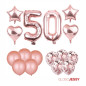Kit o Pack de Globos Rosa Oro Nª5