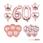 Kit o Pack de Globos Rosa Oro Nª5