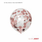 Kit o Pack de Globos Rosa Oro Nª5