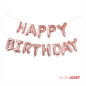 Kit de GLobos rosa oro Nª14