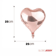 Kit de GLobos rosa oro Nª14
