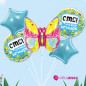 Mariposa 2 kit x 5 globos
