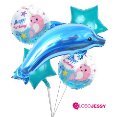 Delfín  kit de globos