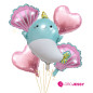 Globos Delfín BB  kit x 5 globos