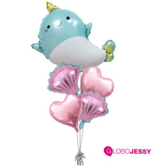 kit globos delfín BB