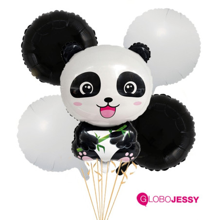 kit de globos Oso Panda