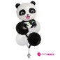 Globos Oso Panda kit x 5 globos