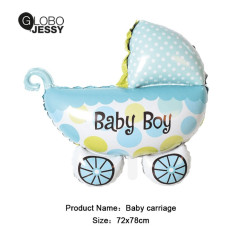 kit de globos Coche BB Celeste