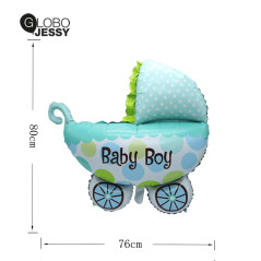 kit de globos Coche BB Celeste