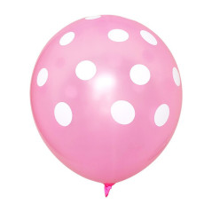 kit de globos Coche BB rosado