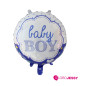  kit x 5 globos Baby Boy Celeste