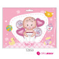  kit x 5 globos Baby Girl Rosado