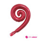 Globo espiral de onda rizado