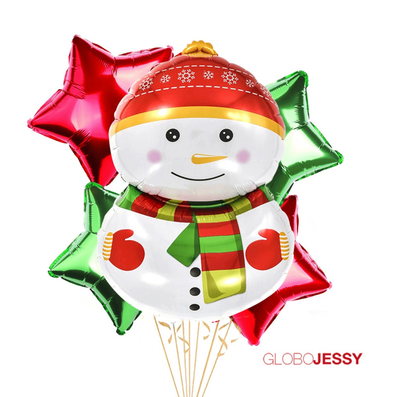 Kit de globos Navidad Bola de Nieve