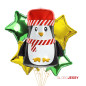 Kit de Globos Pinguino navideño