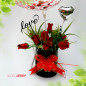 Arreglo de Rosas artificiales 