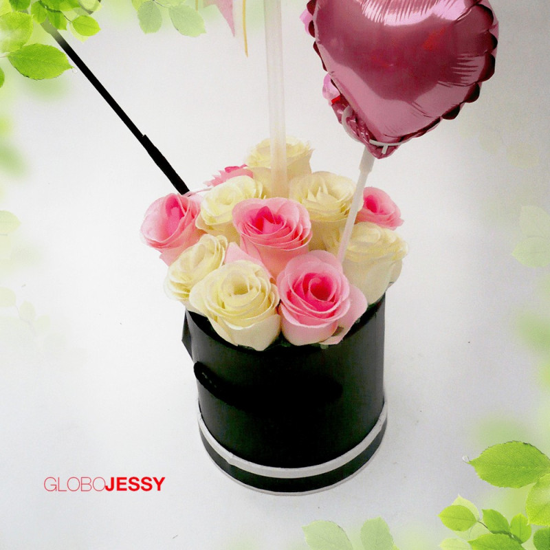 Arreglo de Rosas artificiales 