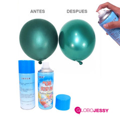Spray liquido para brillo de globos