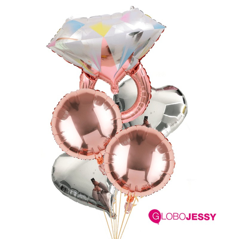 Kit de Globos forma de Diamante