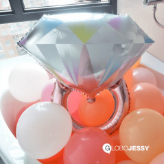 Kit de Globos anillo Diamante