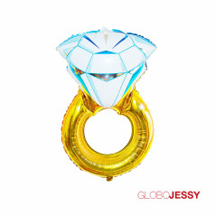 Kit de globos anillo diamante
