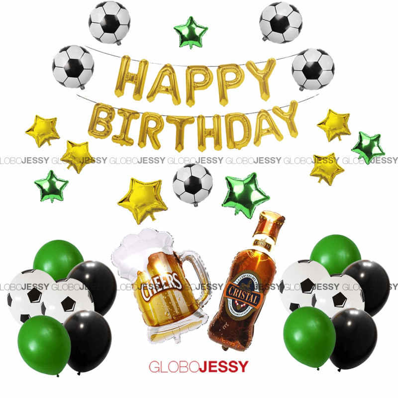 Kit de globos Fútbol Nº1 Adultos Kit de globos Fútbol Nº1 Adultos