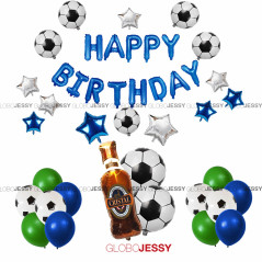 Kit de globos  Futbol nº 1 adultos