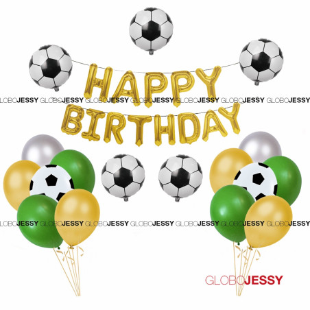 Kit de globos Fútbol Nº1 Niños