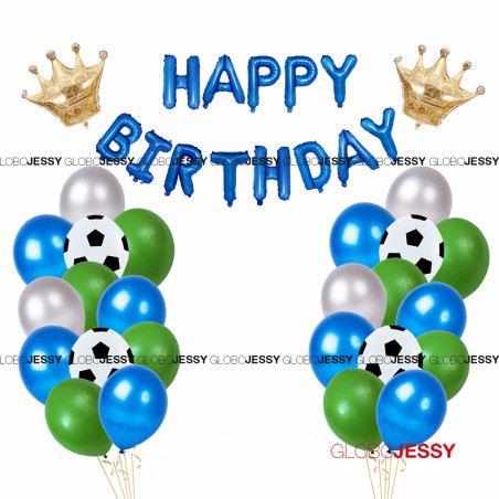 Kit de globos  Futbol nº 2 niños